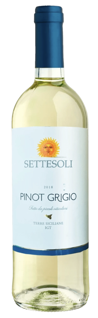 Вино Settesoli «Pinot Grigio»сух/біл.0,75л 12,5%